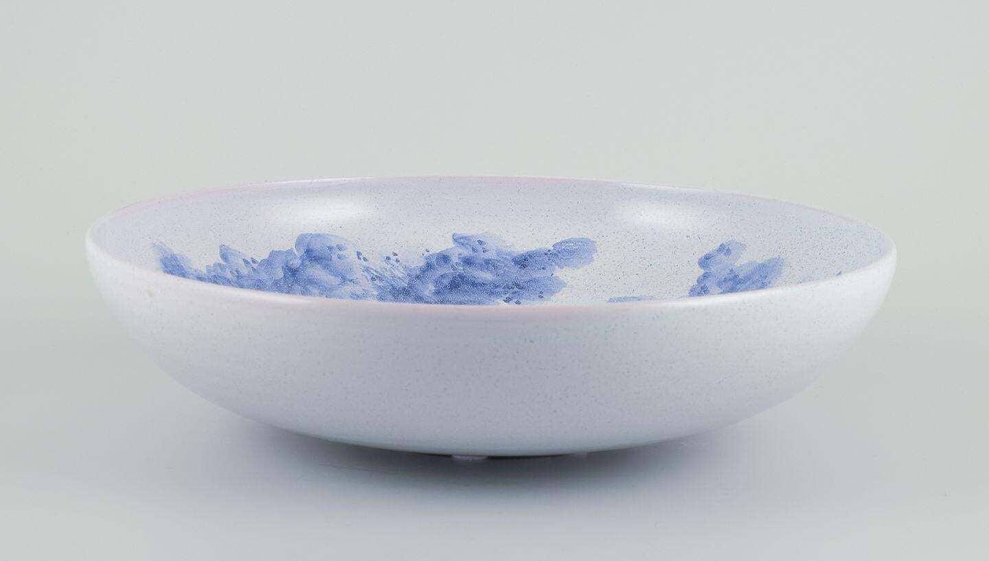 Bjørn Wiinblad For The Blue House, Own Studio. Large Ceramic Bowl. photo furniture