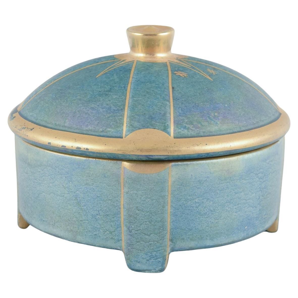 Josef Ekberg For Gustavsberg. Bonbonniere In Porcelain. 1940s