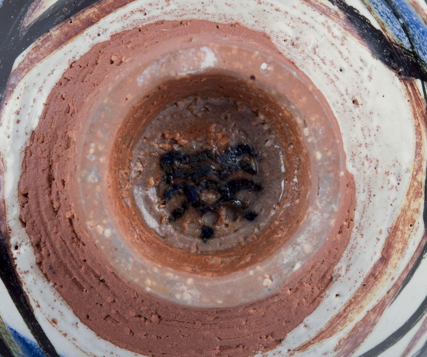 Gerd Hjort Petersen For Royal Copenhagen. Small Unique Stoneware Bowl. photo vinterior