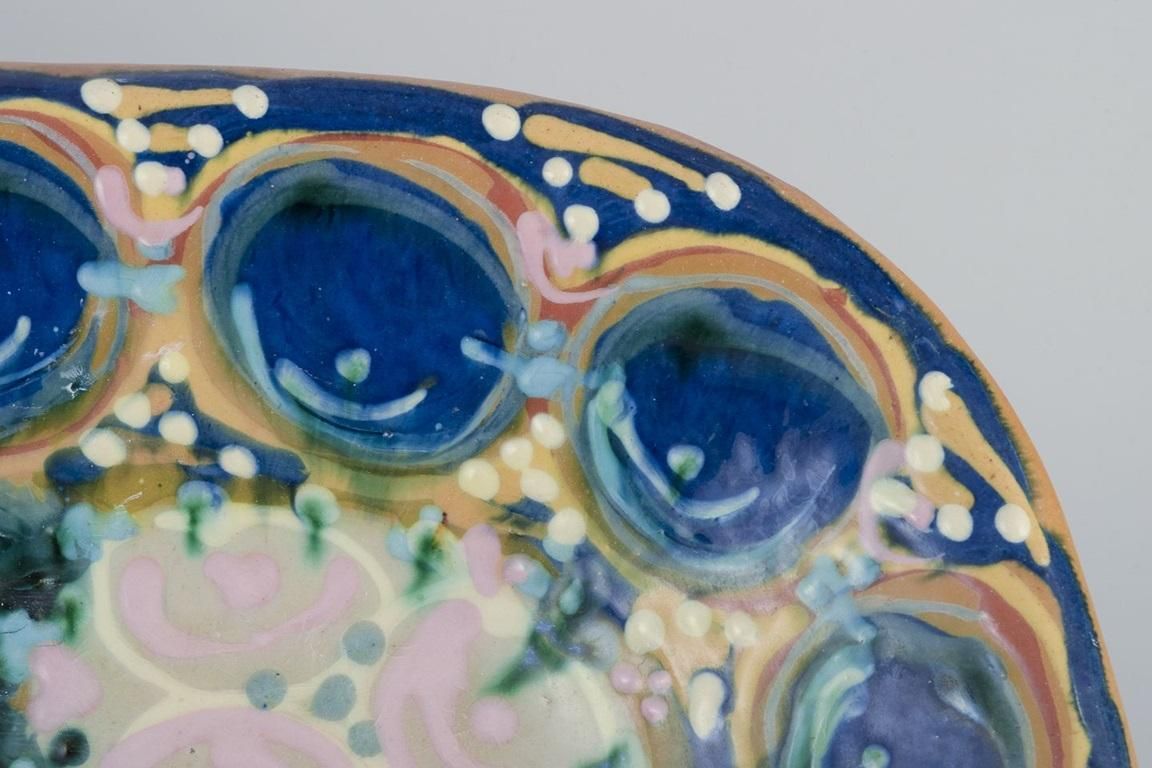 Bjørn Wiinblad. Colossal And Early Wall Plaque In Ceramic With A Female Face photo Art
