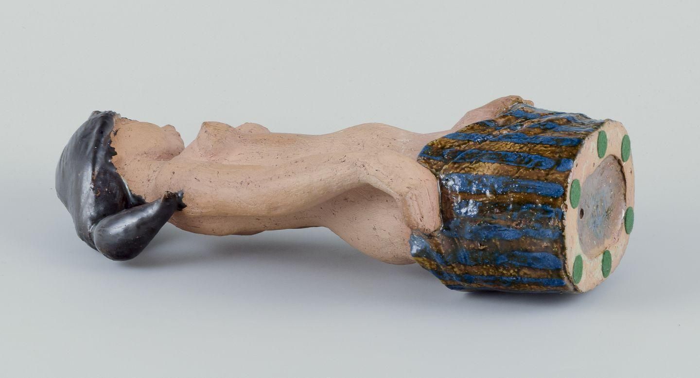 Helge Christoffersen, Own Workshop. Unique Ceramic Figure Of A Nude Young Woman. photo buy