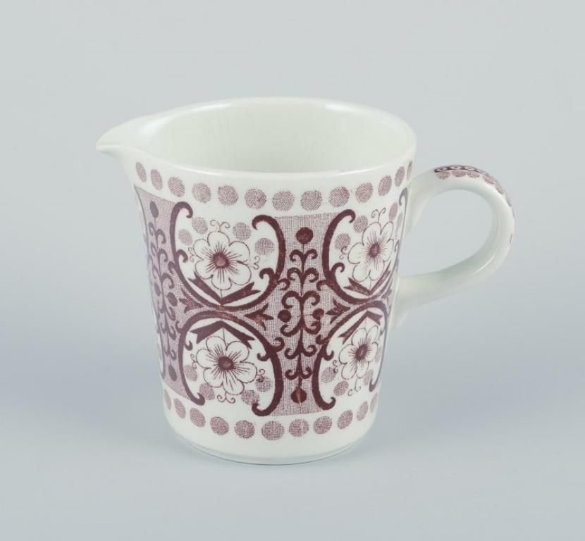 Raija Uosikkinen, Arabia. Five ‘Ali’ Coffee Cups & Saucers, Sugar Bowl, Creamer. photo for sale