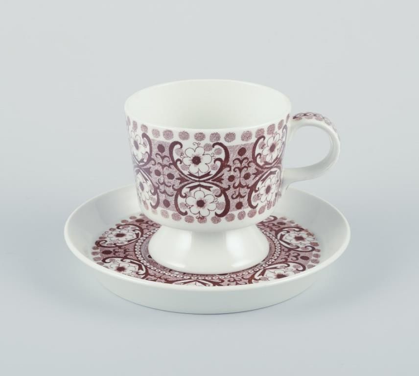 Raija Uosikkinen For Arabia, Finland. Set Of Four ‘Ali’ Coffee Cups And Saucers photo furniture
