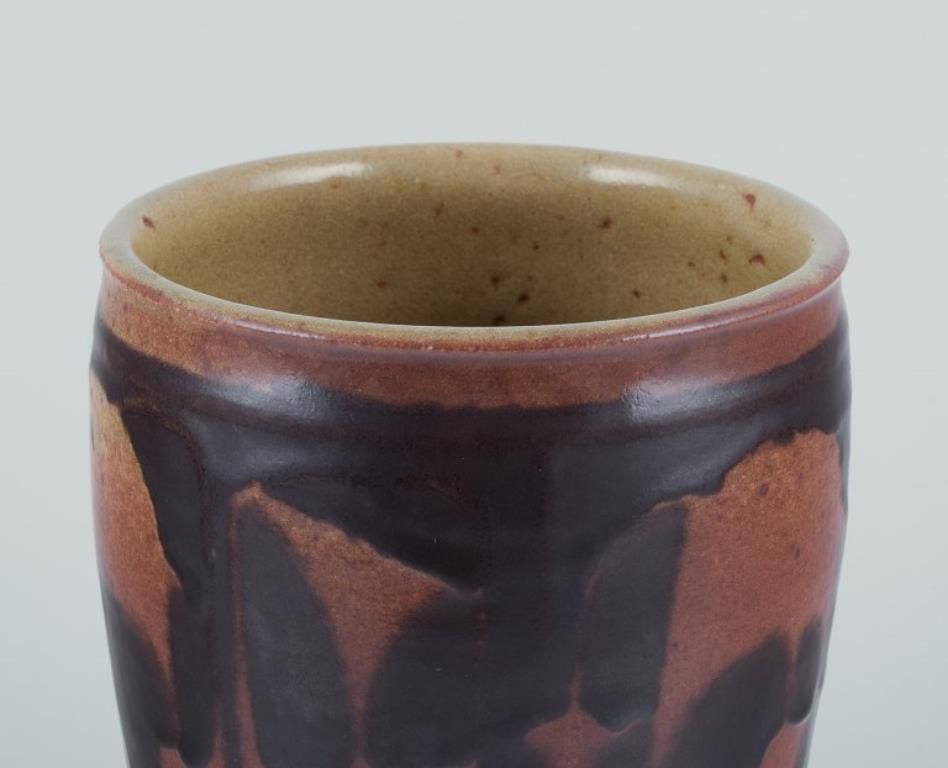 Nils Thorsson For Royal Copenhagen. Large Unique Ceramic Vase. 1930s/40s photo Home Decor