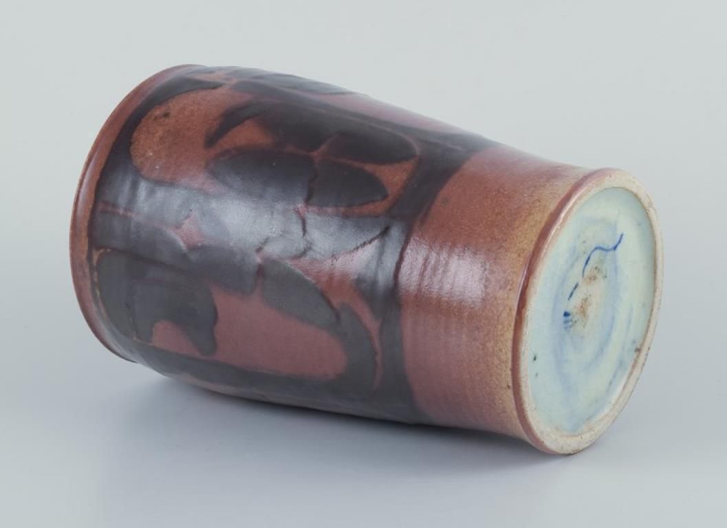 Nils Thorsson For Royal Copenhagen. Large Unique Ceramic Vase. 1930s/40s photo buy