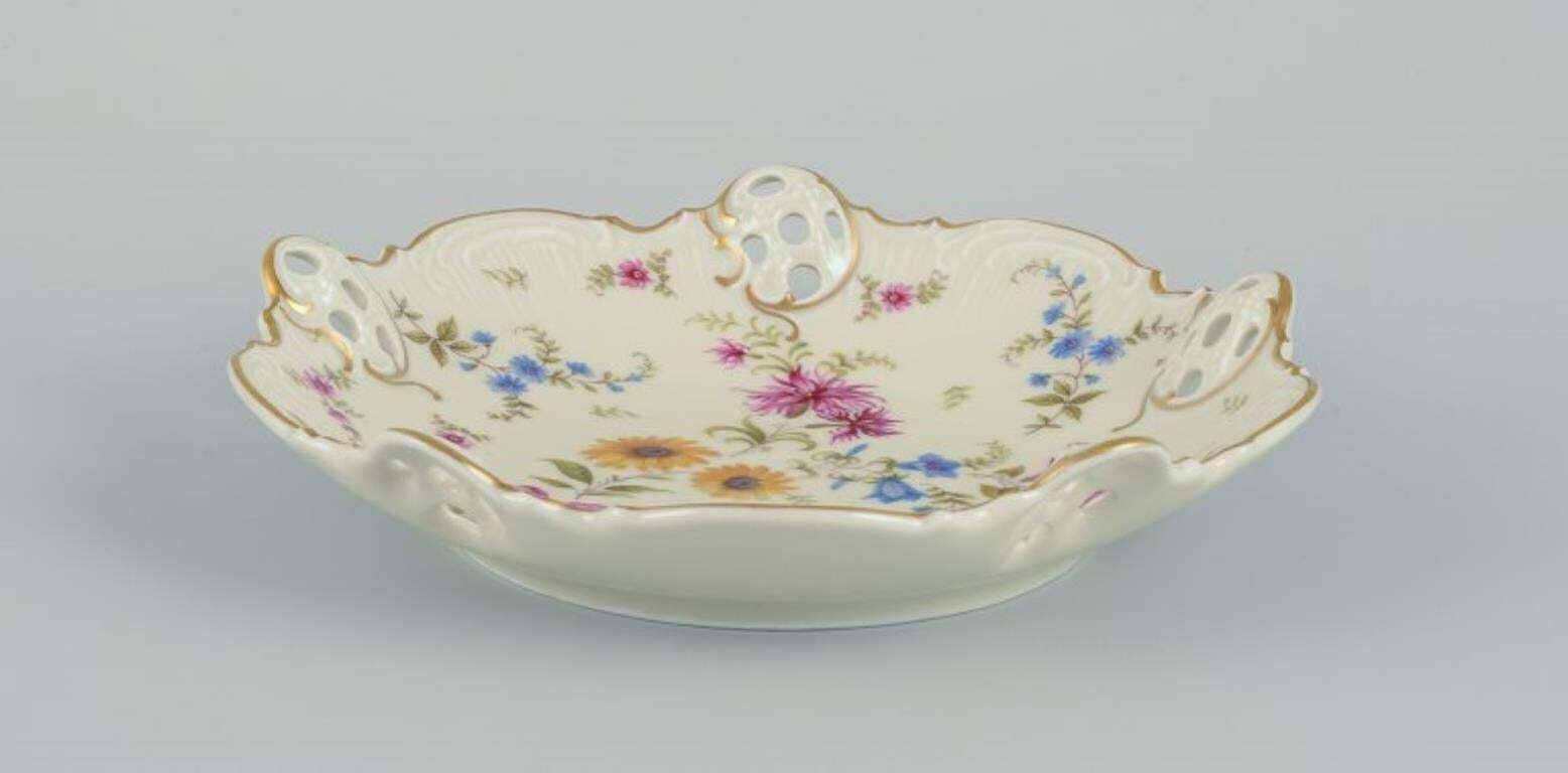 Rosenthal, Germany. Two "Moliere" Porcelain Bowls With Reticulated Rim. photo for sale
