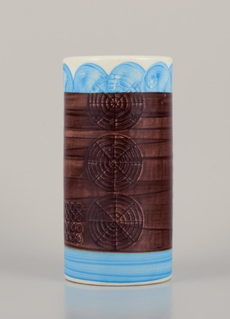 Olle Alberius For Rörstrand. "Sarek" Ceramic Vase In A Modernist Design photo furniture