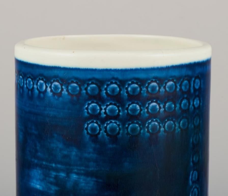 Olle Alberius For Rörstrand. Large "Sarek" Ceramic Vase In A Modernist Design. photo 331.0