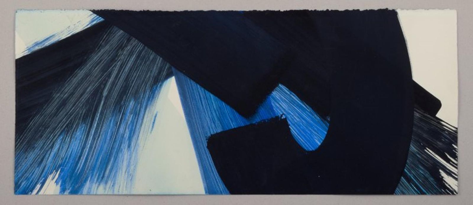 Monique Orsini (1937), French Artist. Mixed Media On Paper. Abstract Composition photo furniture