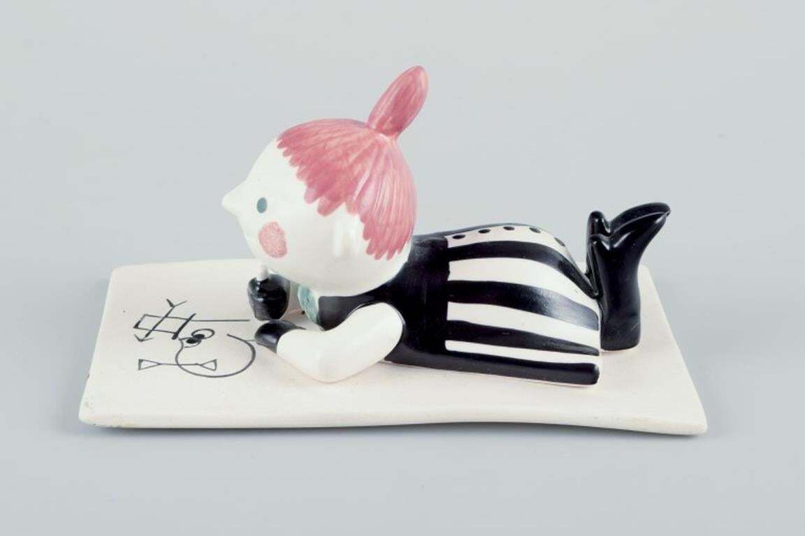 Arabia Finland. Figurine Of "Little My" From The Moomins In Hand Painted Ceramic photo Home Decor