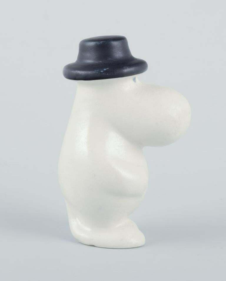 Arabia, Finland. Hand Painted Ceramic Figurine Of Moominpappa From The Moomins. photo 151.0