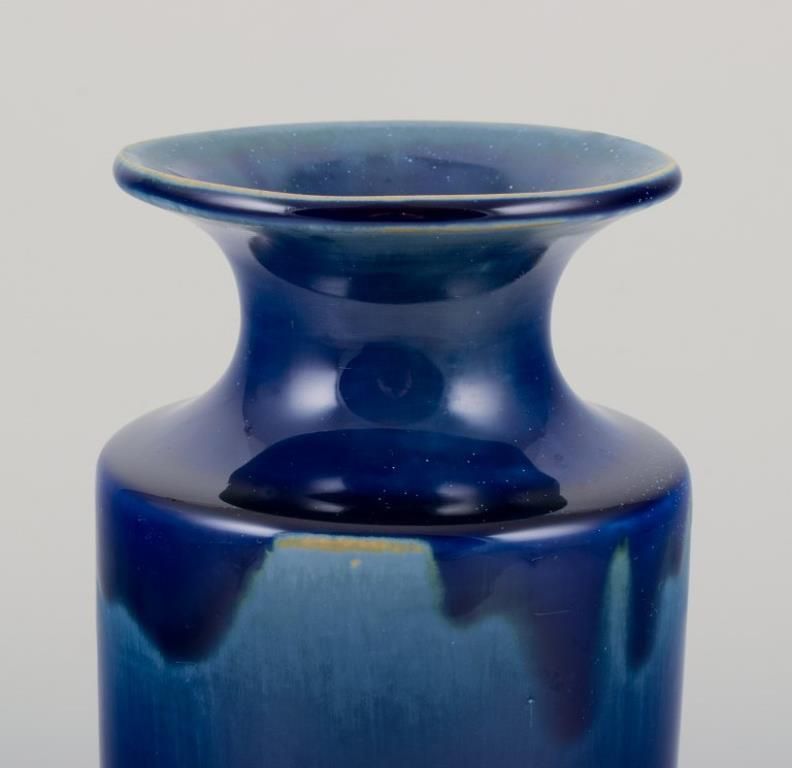 Britt Louise Sundell, Gustavsberg. Large Ceramic Vase With Blue And Green Glaze photo 271.0