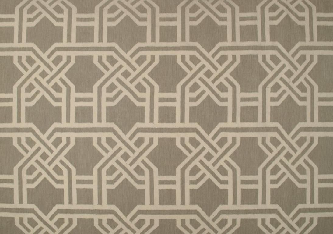 Swedish Textile Designer. Large Handwoven Carpet In Pure Wool. Late 20th C. photo furniture
