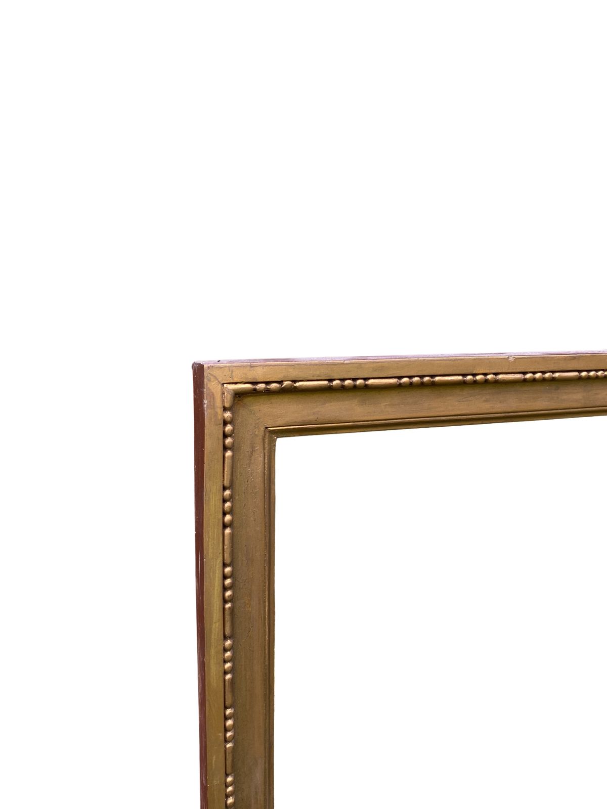 Louis XVI Style Gilded Wood Bevelled Mirror   45 X 72 Cm photo 360.0