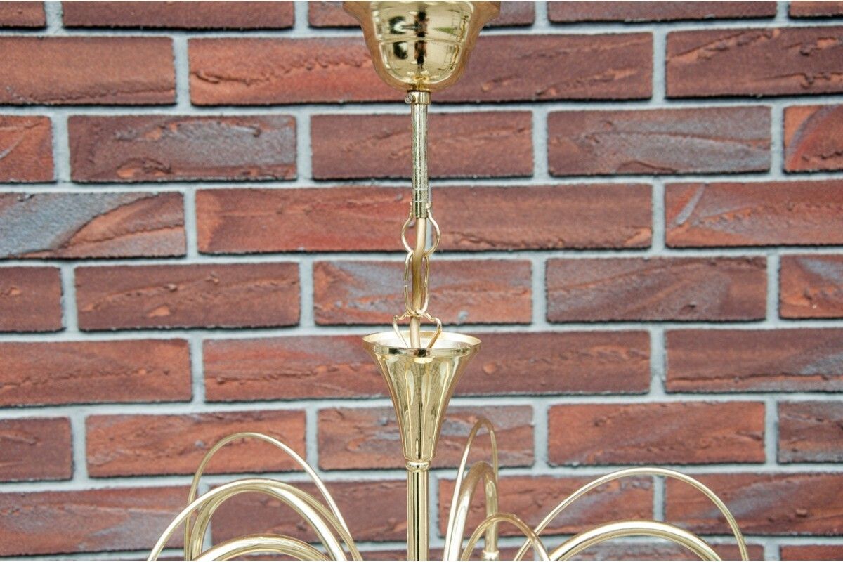 Chandelier, Poland, 1980s photo for sale
