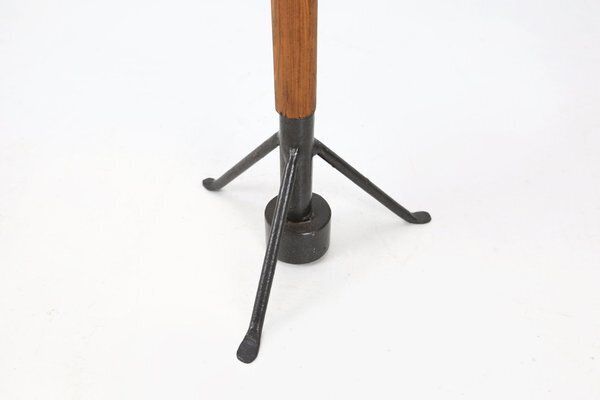Large Antique Church Candleholder In Wood And Metal, France, 1900s photo 657.0