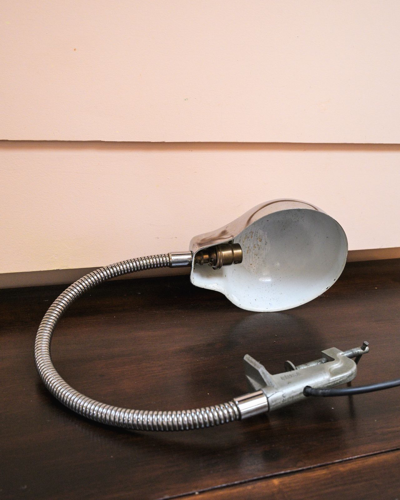 Rimsa Surgical Gooseneck Clamp Lamp 1960s With Chrome Finish. Rewired Pat Tested photo furniture