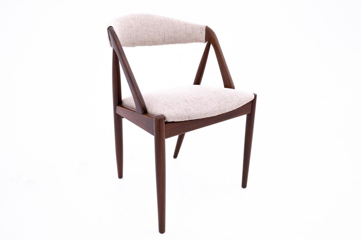 A Set Of Chairs Designed By Kai Kristiansen From The 1960s, Denmark, Model 31. After Renovation. photo vintage