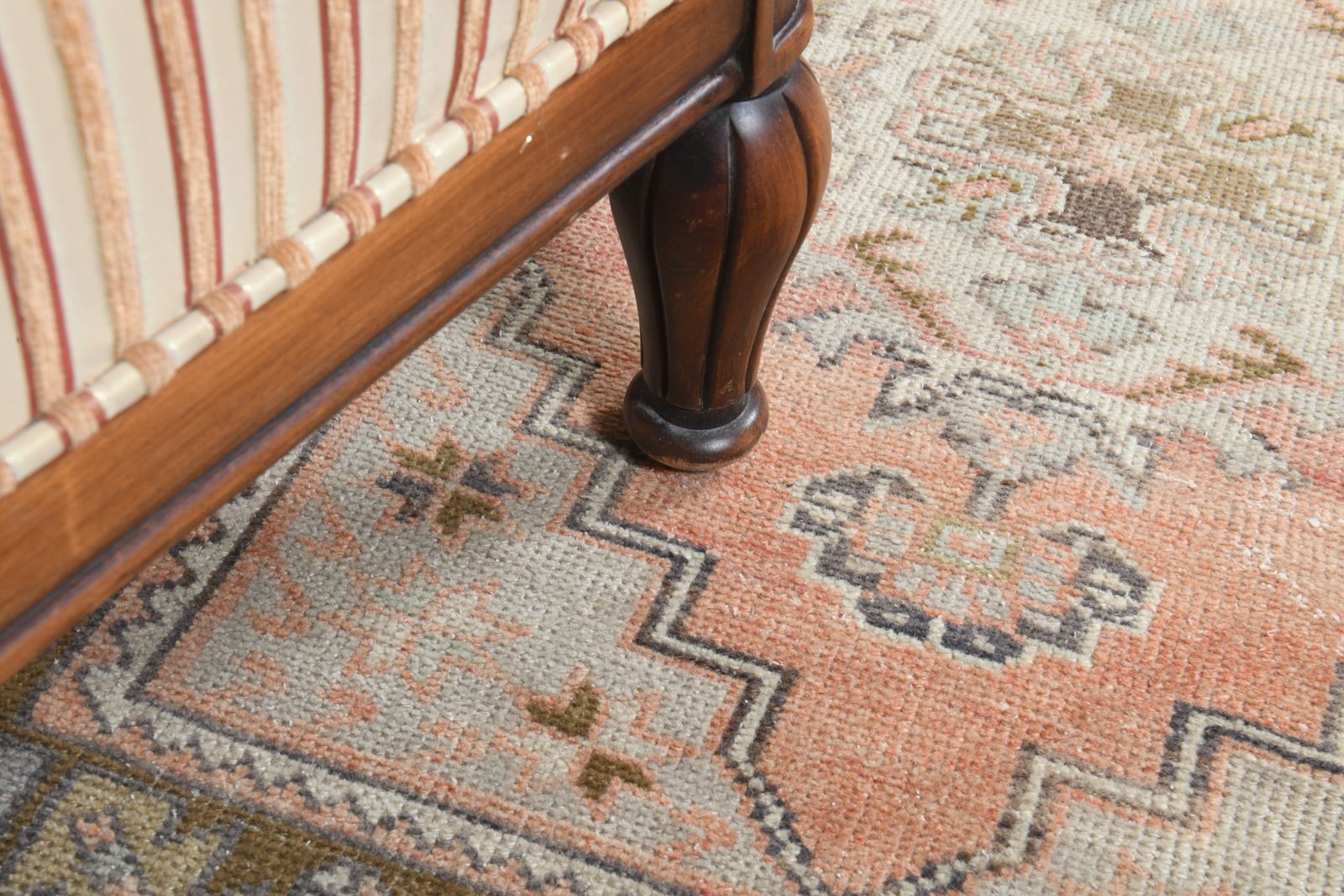 3x9 Ft, Orange Vintage Turkish Runner, Washable, Home Decor, Stair Decor, Handmade Oushak Rug, Hallway Decor, Entryway Decor, Kitchen Decor, Star photo 622.0