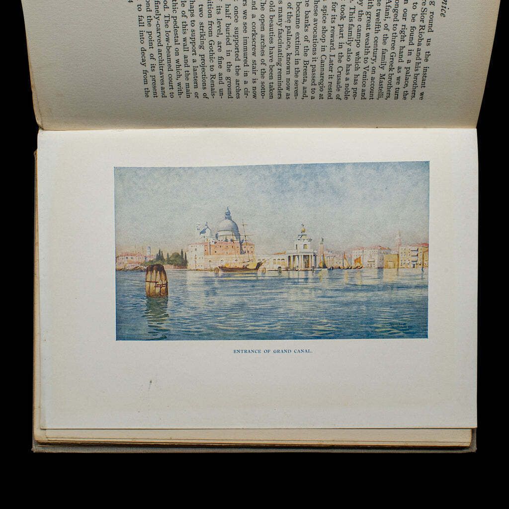 photo furniture Antique Venice Art Book, Illustrated, Travel, Edwardian, Reginald Barratt, 1907