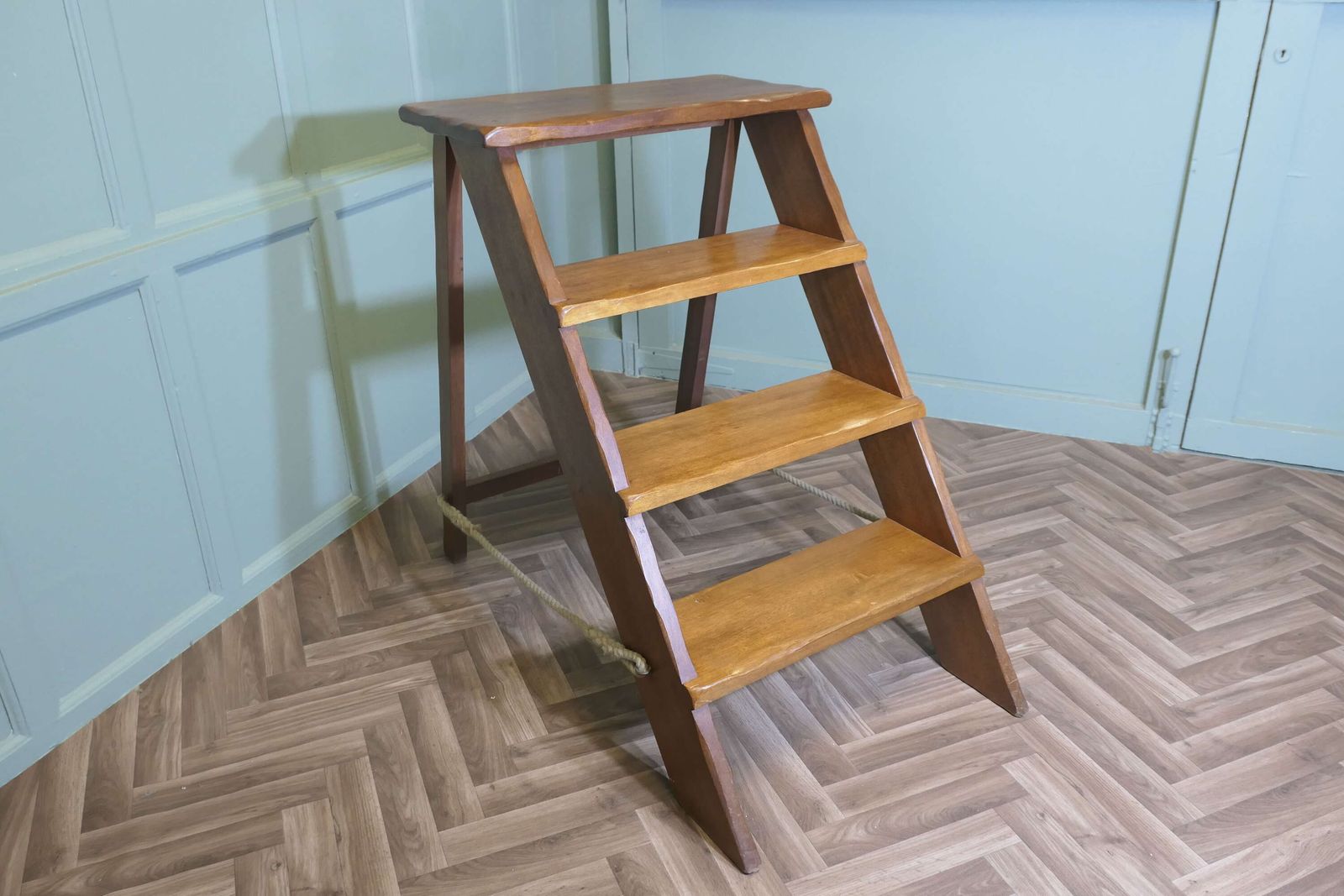 Teak Shop Display Unit, Library Steps, Ladder photo 1500.0