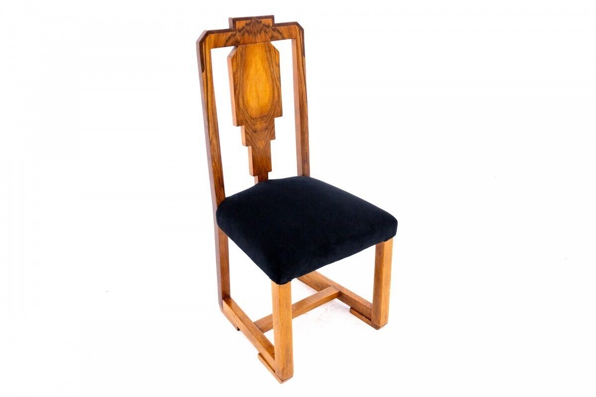 Furniture Dressing Table With Chair In Art Deco Style, Poland, Mid 20th Century photo