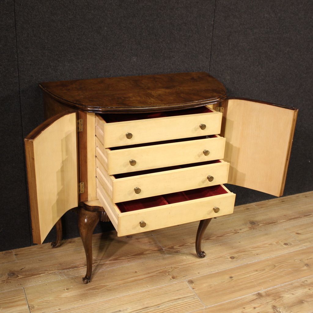 photo for sale Small 20th Century Half Moon Sideboard