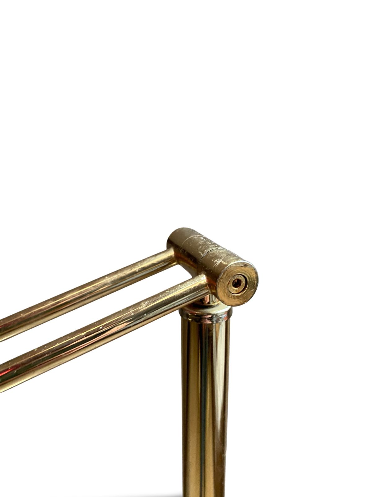 270.0 Articulated Halogen Lamp In Chromed Brass   1990s Design   Made In Italy   Height 155 Cm photo