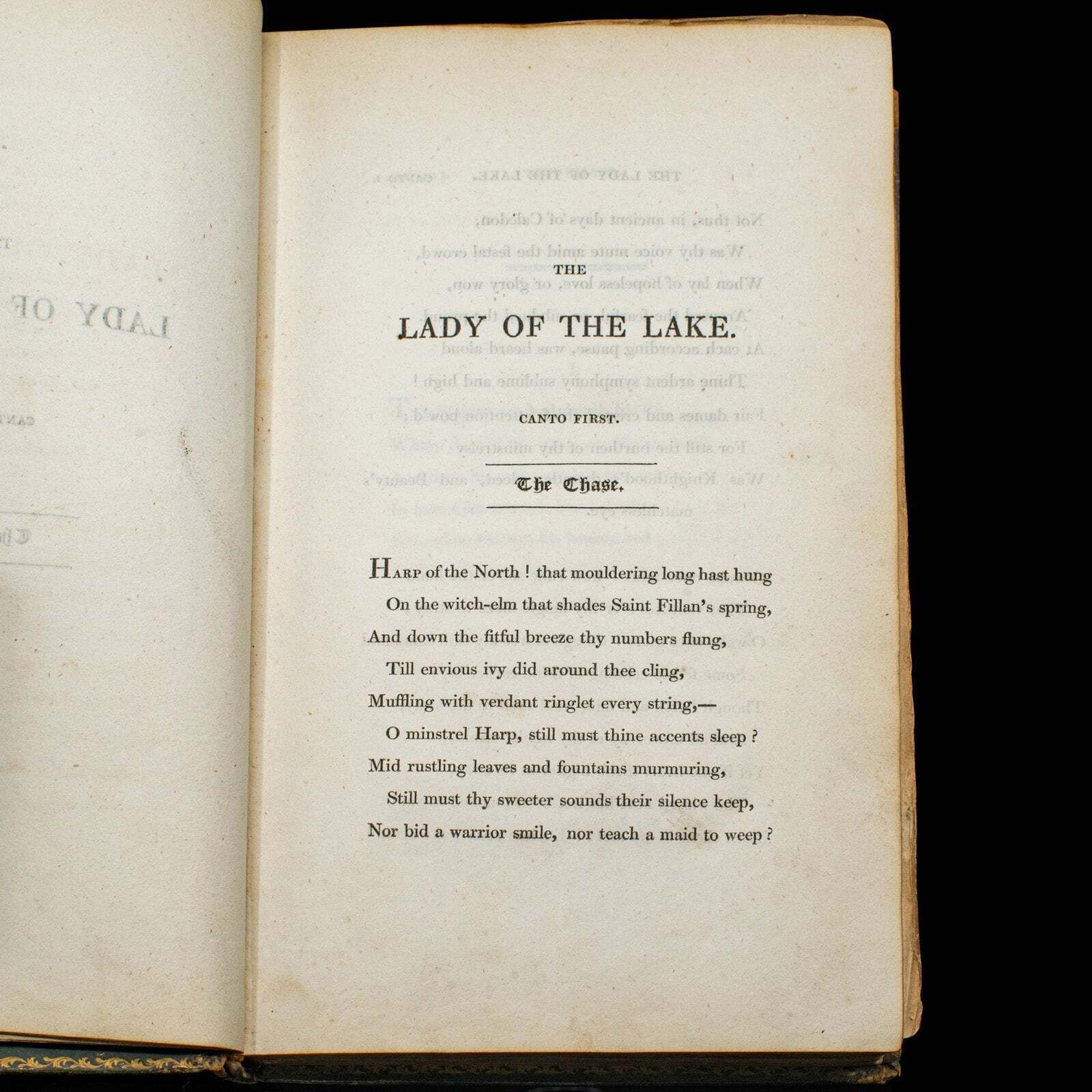 Antique Poetry Book, The Lady Of The Lake, Walter Scott, Early Edition, Georgian photo 506.0