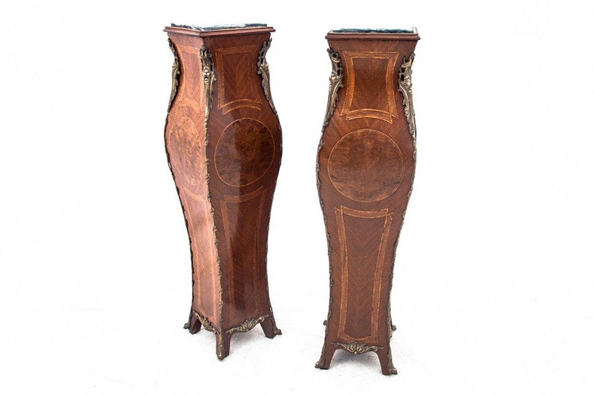 Antique Louis Philippe Columns, France, Around 1870.