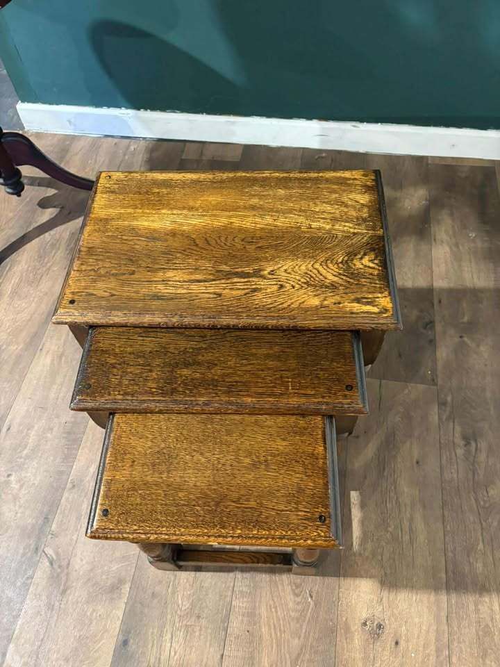 Dark Oak Nest Of Tables photo buy