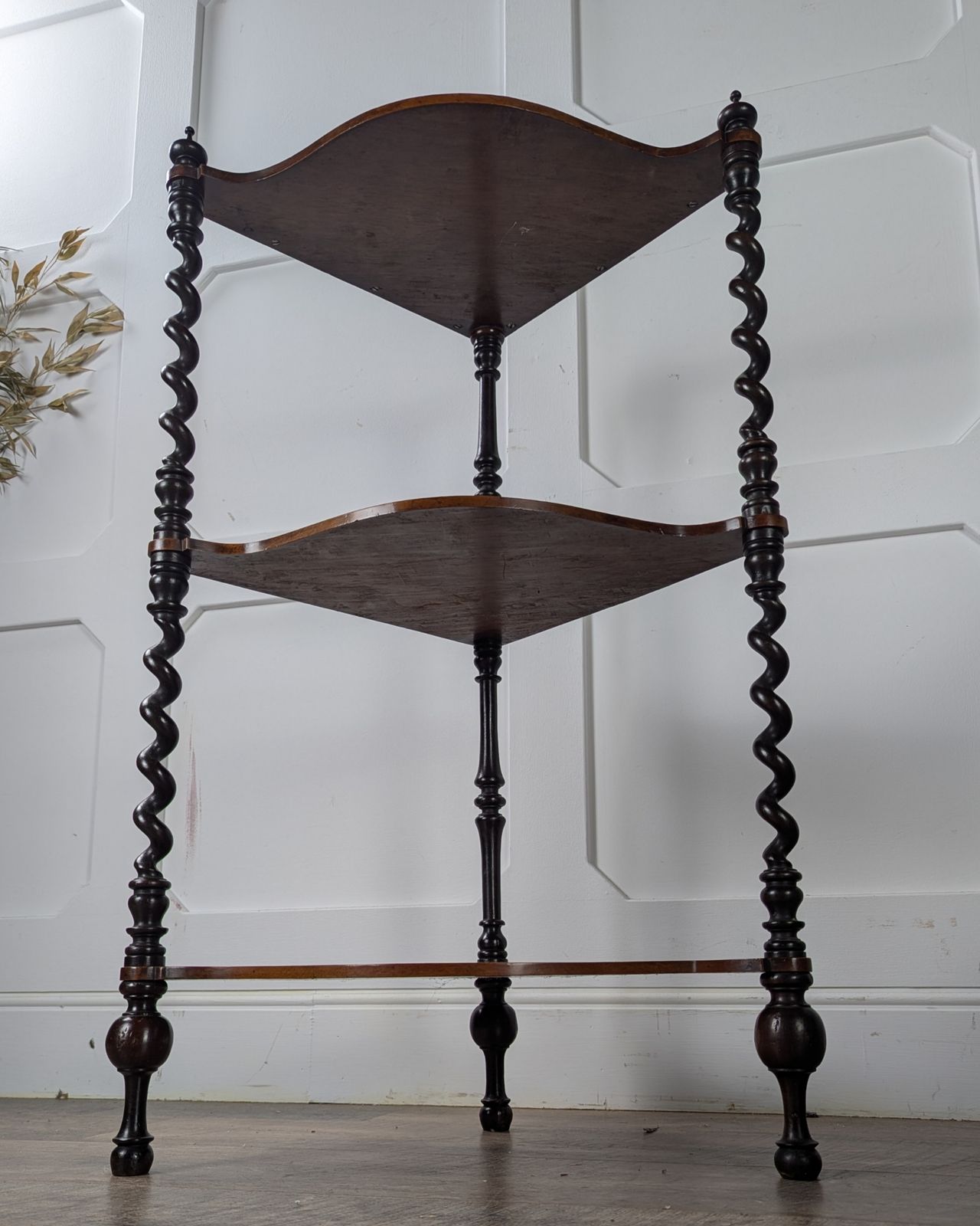 Victorian Mahogany Barley Twist Whatnot photo furniture