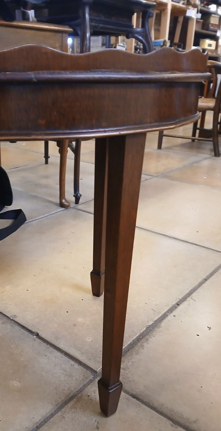 Edwardian Sheraton Revival Tray Top Occasional Table photo for sale