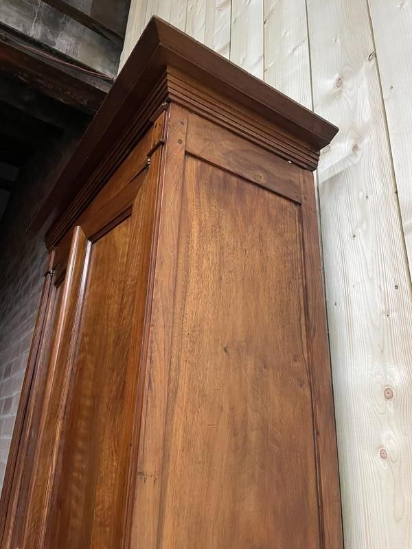 Armoire étroite époque Empire En Noyer photo buy