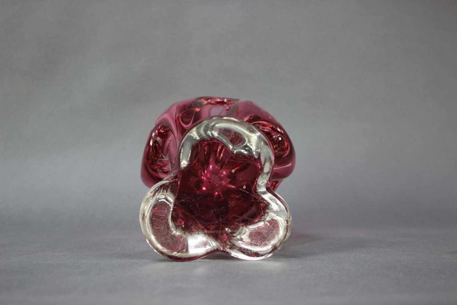Bohemian Art Glass Vase By Josef Hospodka, Czechoslovakia, 1960s photo buy