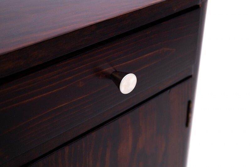 702.0 Pair Of Art Deco Bedside Tables, Poland, 1950s. After Renovation. photo