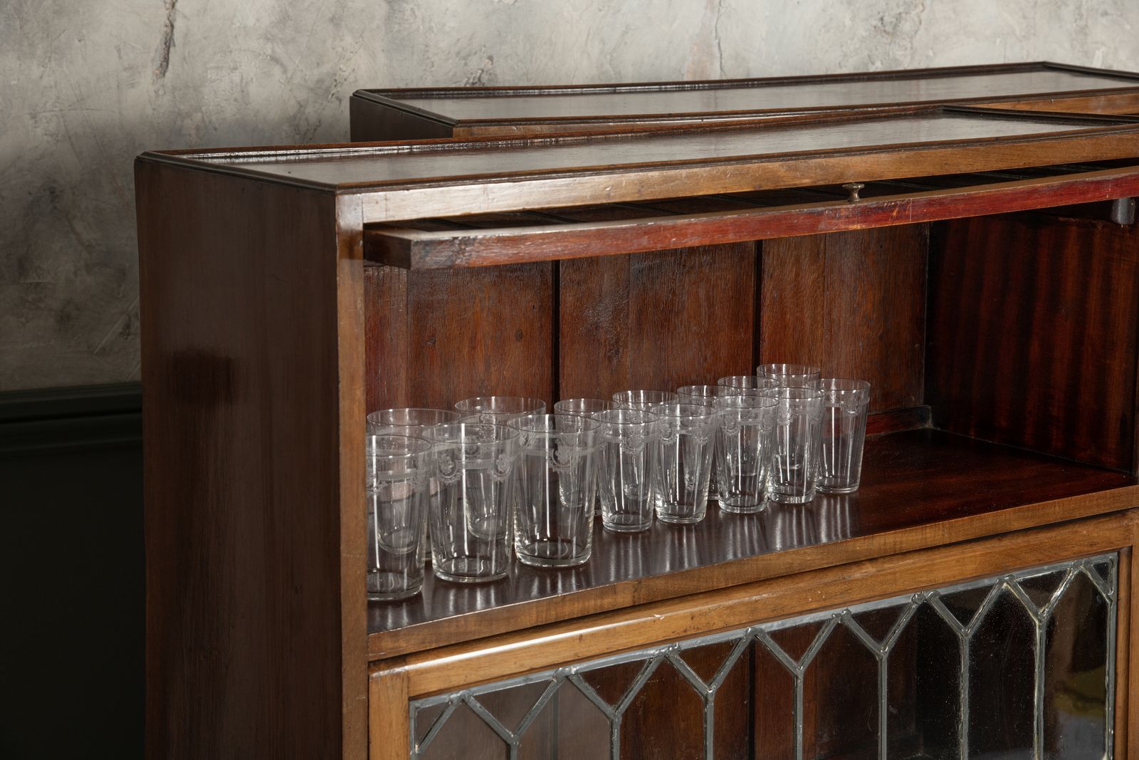 An Attractive Pair Of Early C20th Oak Globe Wernicke Style Bookcases photo for sale
