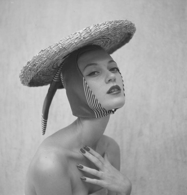 Toni Frissell 'Girl In A Hat' Unframed Archival Pigment Print