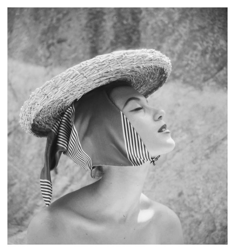 Toni Frissell 'Girl In A Hat' Unframed Archival Pigment Print photo furniture