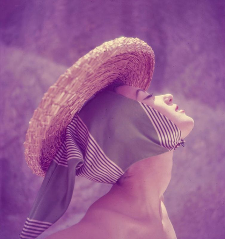 Toni Frissell 'Girl In A Hat' Unframed Archival Pigment Print