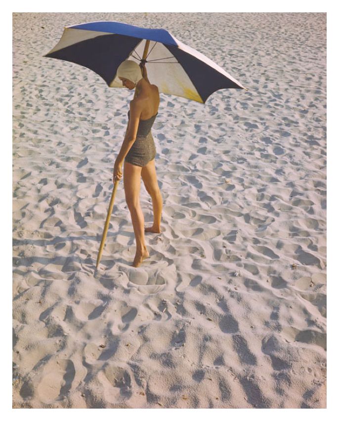 Toni Frissell 'Girl On The Beach' Unframed Archival Pigment Print photo furniture