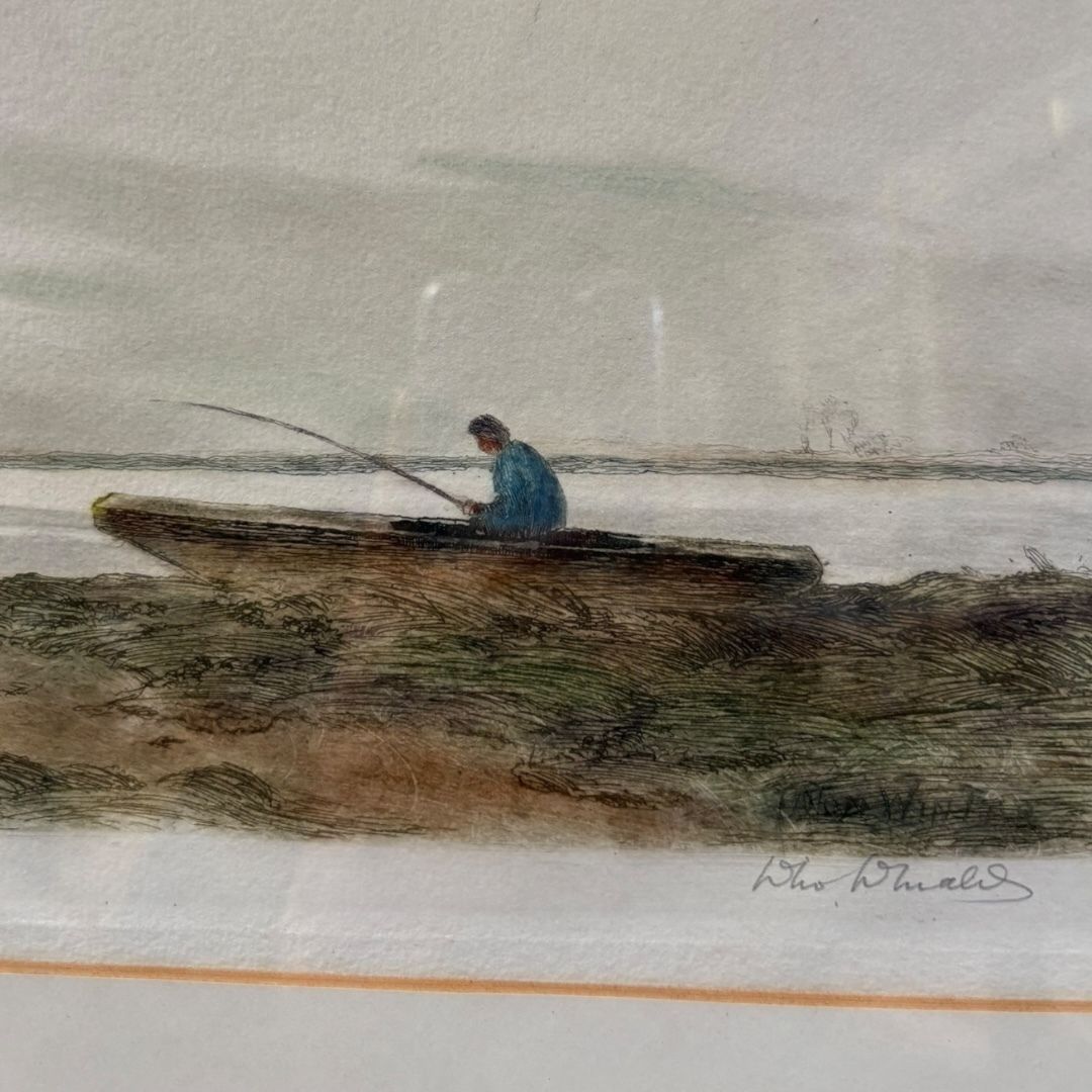 Hand Painted Etching C.1928 By DR. D. Donald, After William Tatton Winter R.B.A. photo for sale