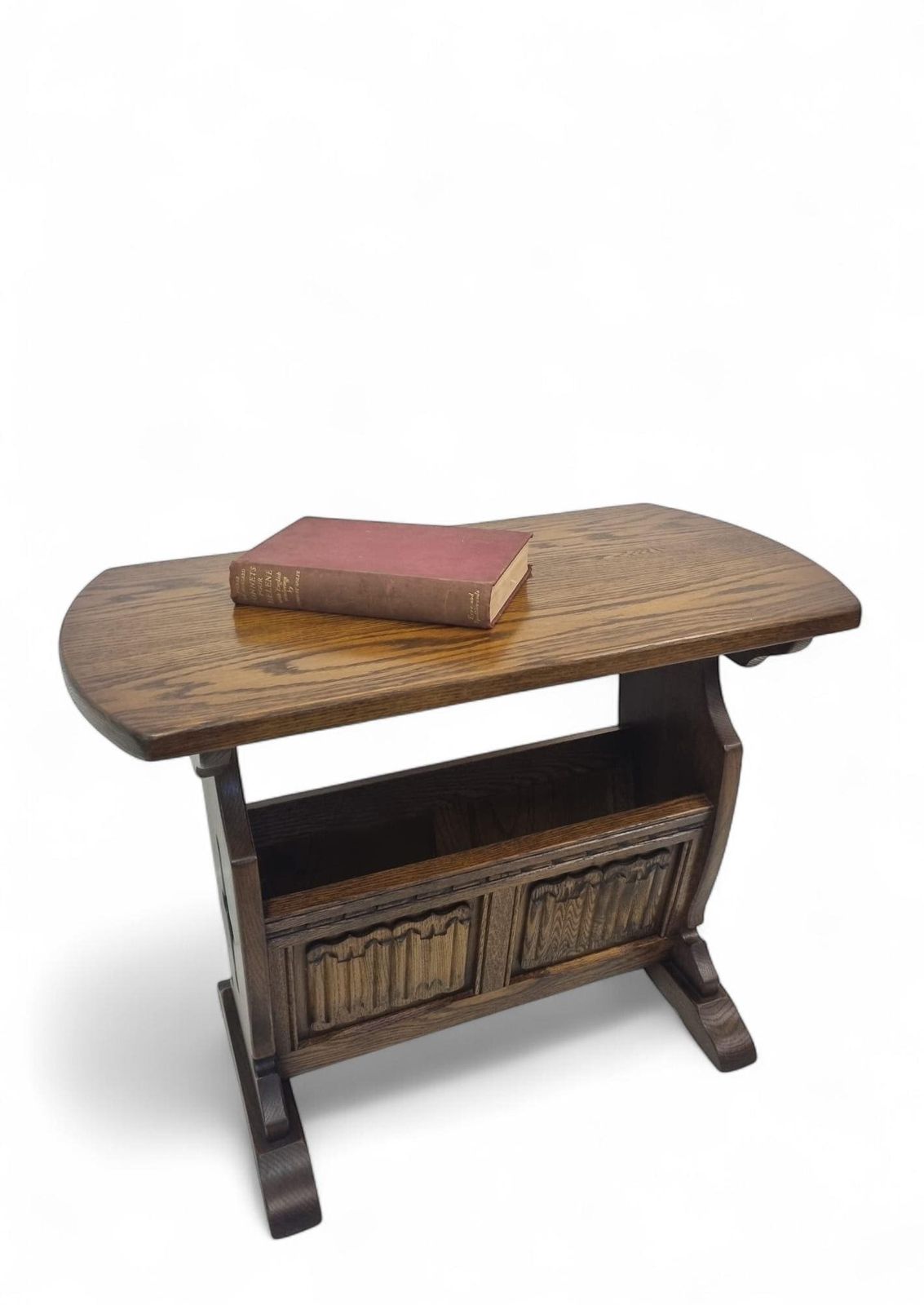 photo for sale Vintage Old Charm Wood Brothers / Magazine Rack / Free Delivery / Heritage Light Oak / Made In England 1960s
