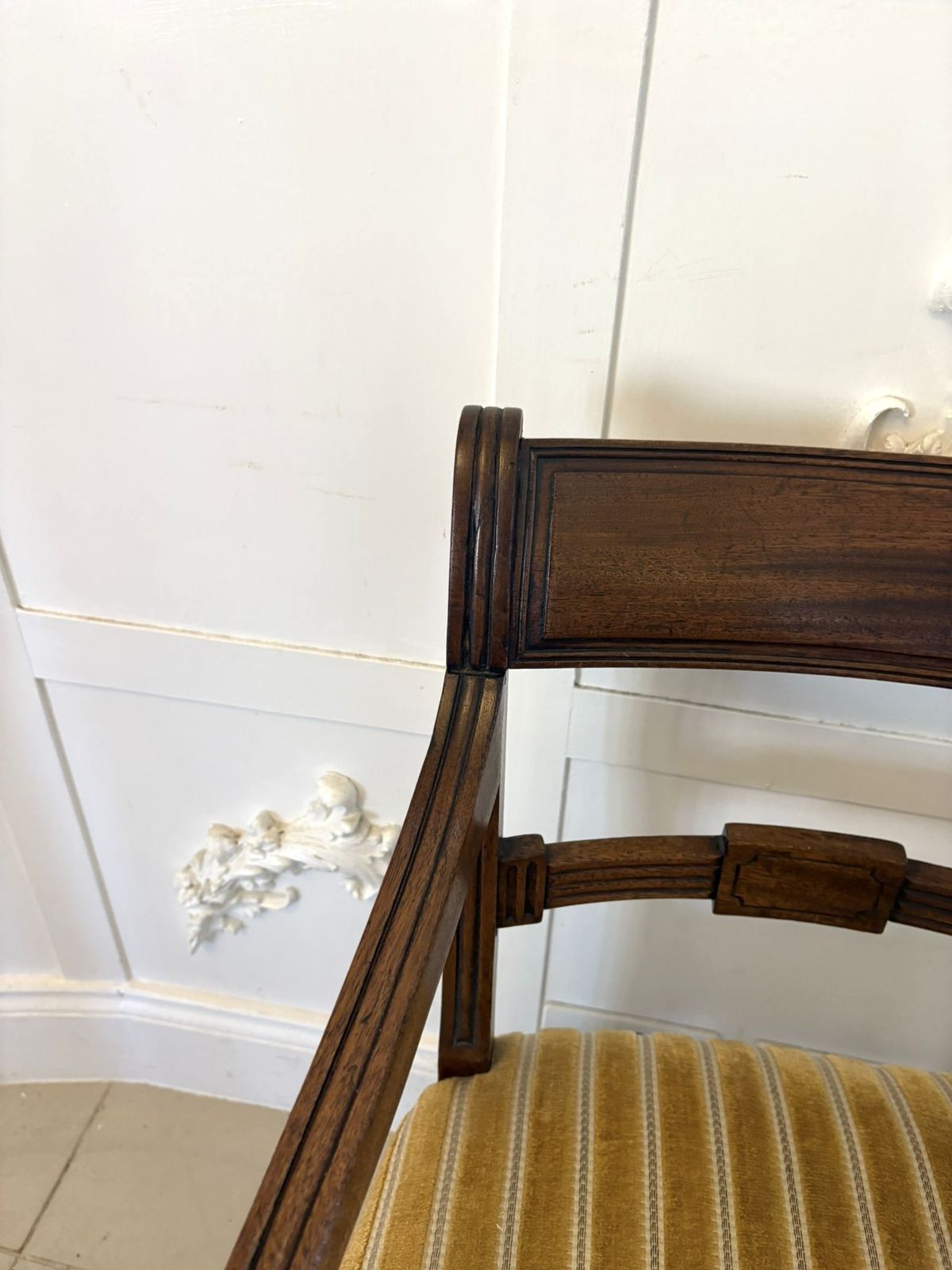 Pair Of Antique 19th Century Quality Mahogany Desks Chairs photo vintage