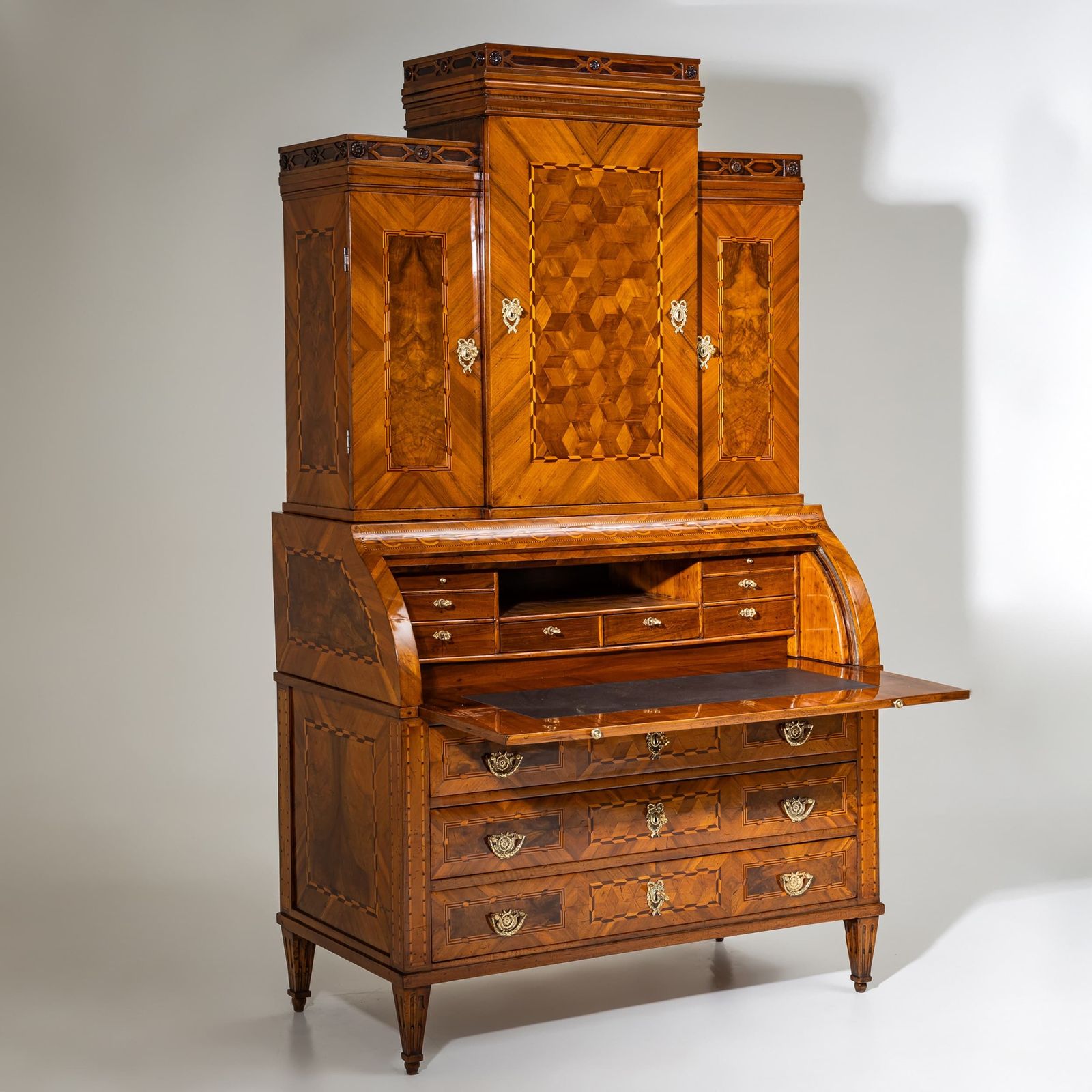 Louis XVI Rolltop Bureau, Late 18th Century photo furniture