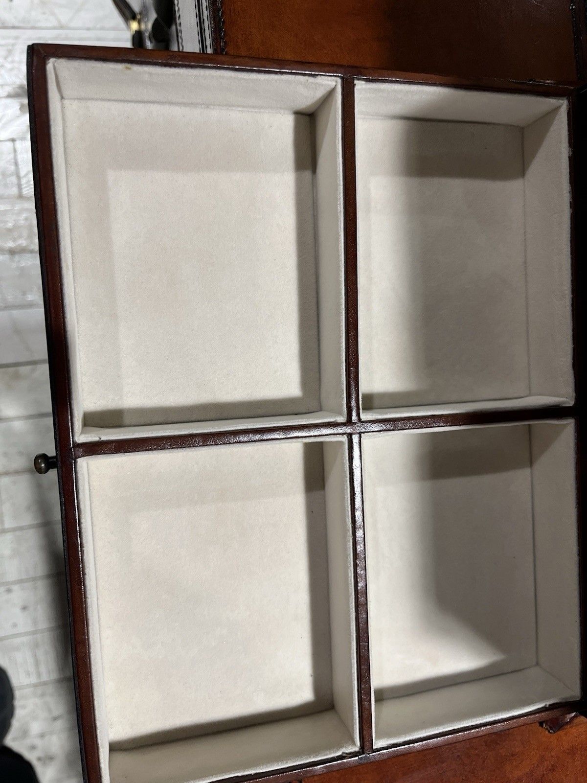 Campaign Leather Collection Hand Crafted Tall Jewellery Box Various Compartments photo buy