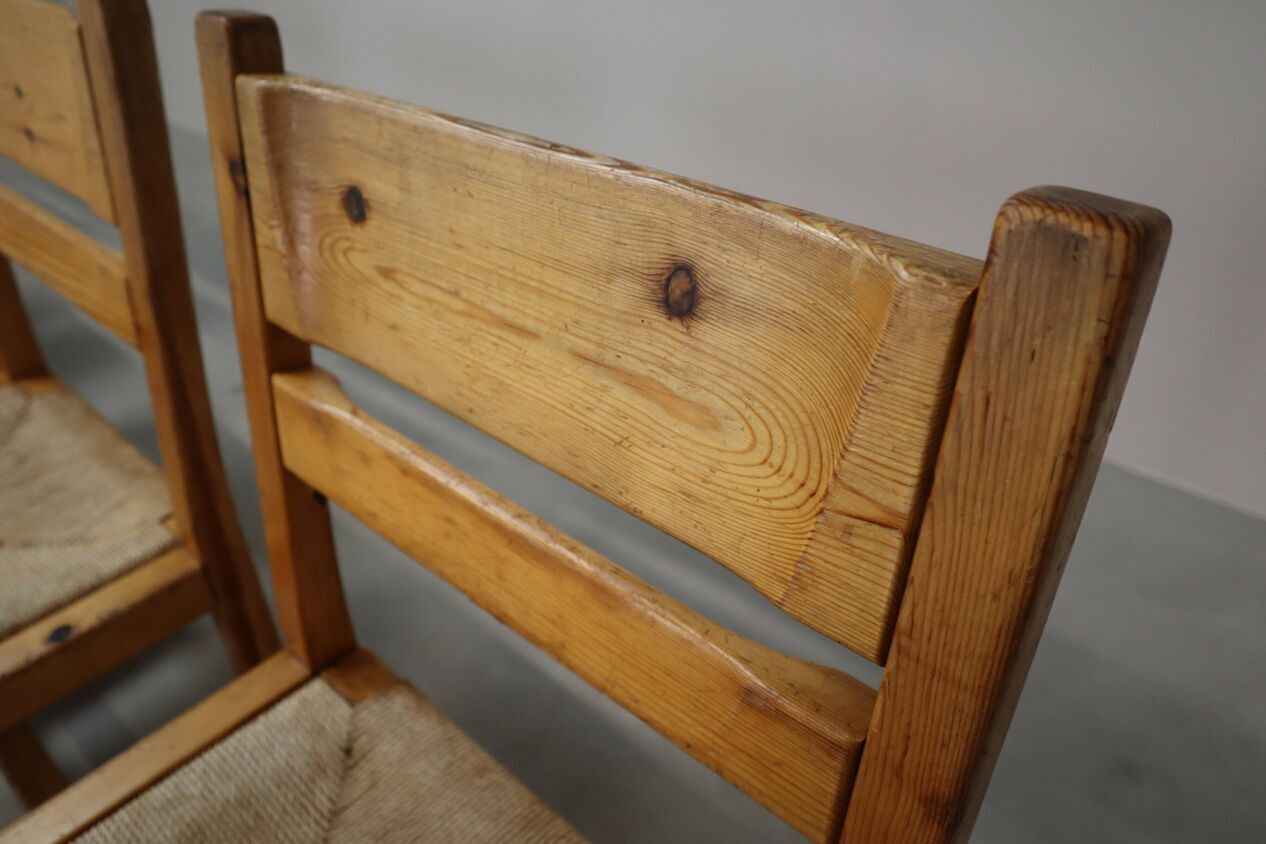 Furniture Set Of 5 Vintage Chairs By Tage Poulsen For Gramrode Møbelfabrik, 1970s photo