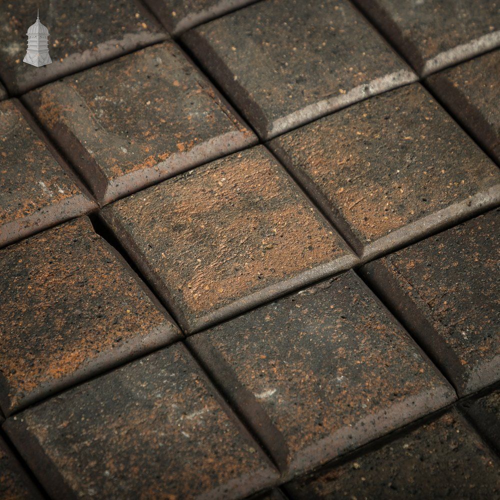 Reclaimed Stable Bricks, 258 Pavers, Worn Face, Staffordshire Blue 2 Block photo 1530.0