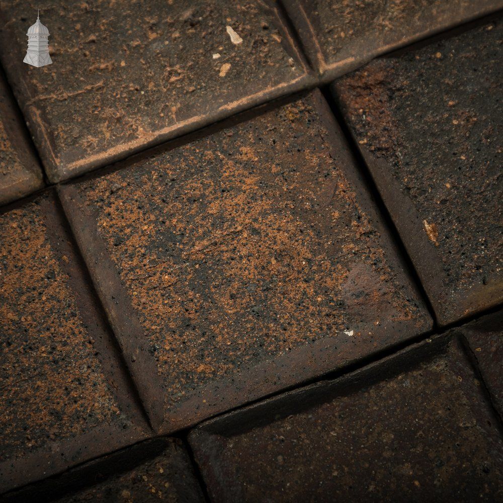 Reclaimed Stable Bricks, 258 Pavers, Worn Face, Staffordshire Blue 2 Block photo buy