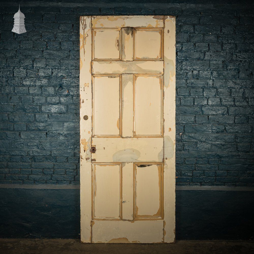 6 Panel Moulded Wooden Door